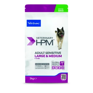 VIRBAC Adult Sensitive Large & Medium Dog 3kg karma sucha dla dorosłych psów z tendencja do nadwrażliwości przewodu pokarmowego i występowania problemów z trawieniem