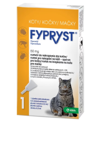 Fypryst Krople Dla Kota   kg Pchły i Kleszcze