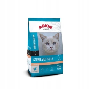 Arion Original Cat Sterilized Salmon - Sucha karma dla kotów 2 kg