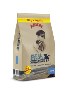 Arion Fresh junior, sucha karma dla młodych psów, 12 + 1 kg