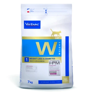 VIRBAC Cat Weight Loss & Diabetes W1 Otyłość (>30%), Cukrzyca