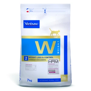 VIRBAC Cat Weight Loss & Control W2 Nadwaga (<30%), Cukrzyca